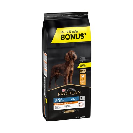 Pro Plan Large Adult Athletic Optibalance kura 14 + 2,5 kg