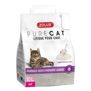Podstielka PURECAT premium light clumping 10l Zolux
