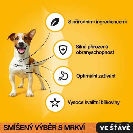 PEDIGREE vrecko s hovädzím s jahňacím a morčacím v šťave 4pack 400 g