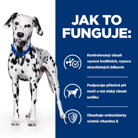 Hill’s Prescription Diet u/d Starostlivosť o močový systém granule pre psov 10 kg