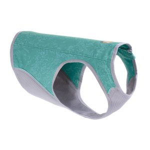 Chladiaca vesta pre psov Ruffwear Swamp Cooler Zip -aurora-teal-M
