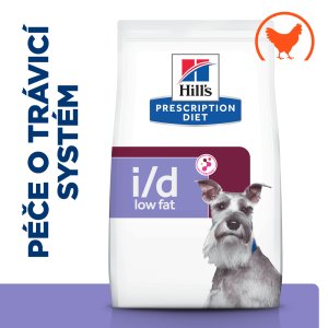 Hill’s Prescription Diet i/d Low Fat Starostlivosť o zažívanie granule pre psov 1.5 kg