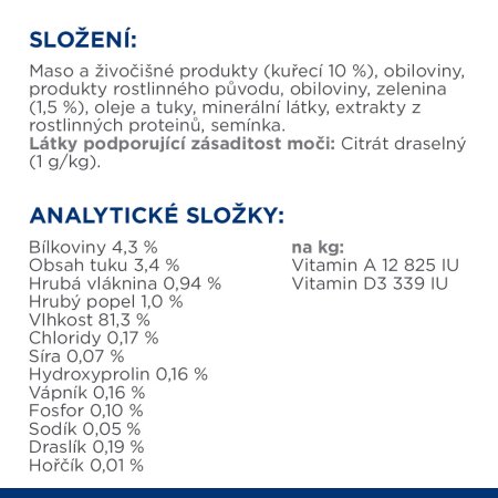 Hill’s Prescription Diet c/d Multicare Stew Starostlivosť o močový systém pre psov 354 g