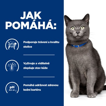 Hill’s Prescription Diet d/d Alergia a starostlivosť o kožu pre mačky s kačicou 1.5 kg