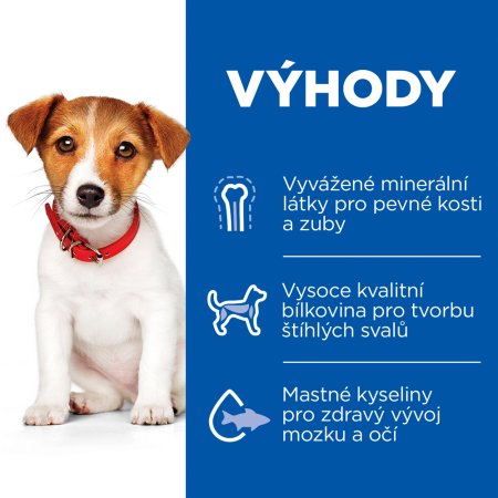 Hill’s Science Plan granule pre šteňatá malých plemien s jahňacím a ryžou 1.5 kg