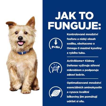 Hill’s Prescription Diet k/d Starostlivosť o obličky granule pre psov 12 kg