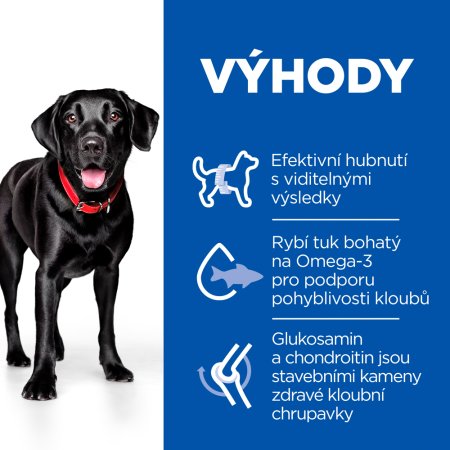 Hill’s Science Plan Perfect Weight & Active Mobility pre veľké dospelé psy s kuracím 12 kg