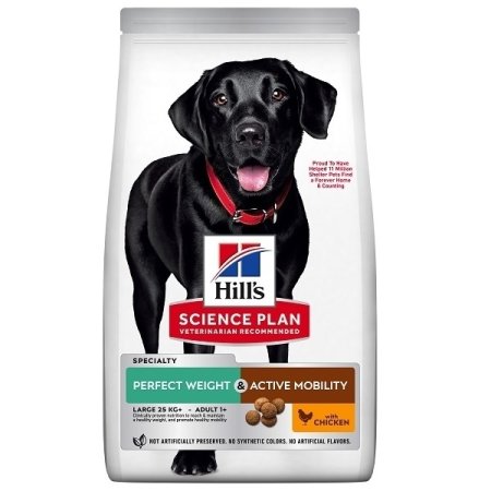 Hill’s Science Plan Canine Adult Perfect Weight & Active Mobility Large Breed 12 kg