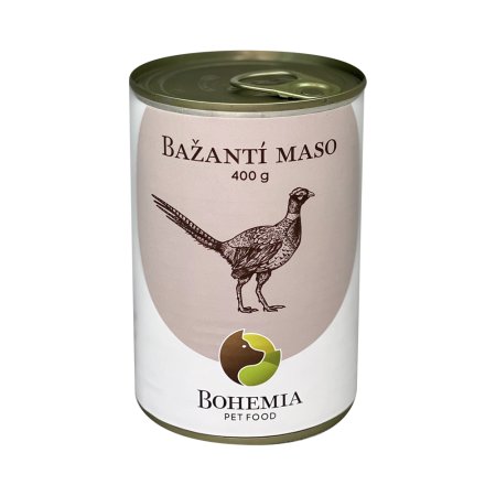 Bohemia Pet Food Bažantie mäso vo vlastnej šťave 400 g