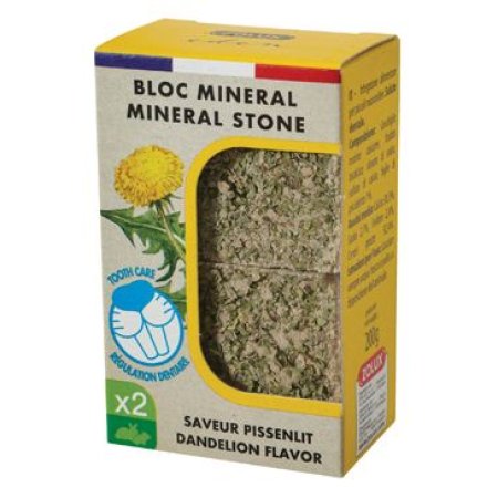 Minerálny kameň EDEN hlodavce púpava 2x200g Zolux