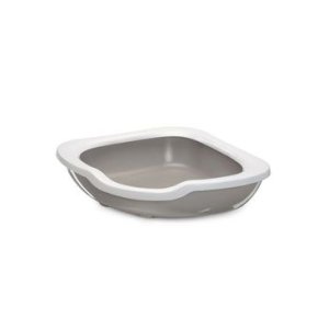 WC mačka rohová s vysokým okrajom béžová 51x51x15, 5cm