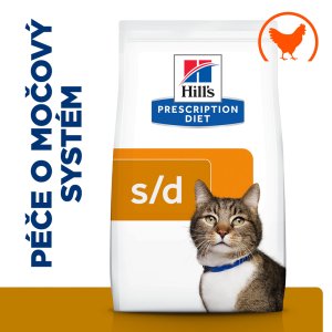 Hill’s Prescription Diet s/d Starostlivosť o močový systém granule pre mačky 3 kg