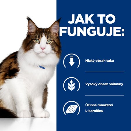 Hill’s Prescription Diet w/d Udržanie hmotnosti granule pre mačky 1.5 kg