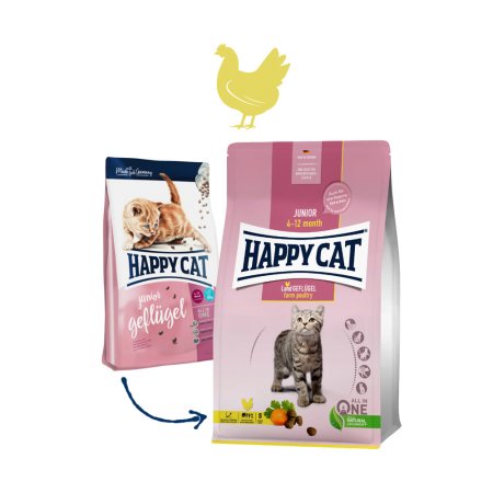 Happy Cat Junior Land Geflügel / Hydina 300 g