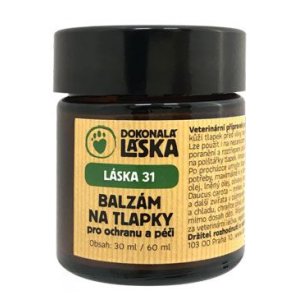 LÁSKA 31 Balzam na labky na ochranu a starostlivosť 30 ml
