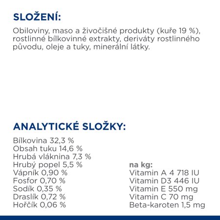 Hill’s Prescription Diet t/d Udržanie hmotnosti granule pre mačky 3 kg