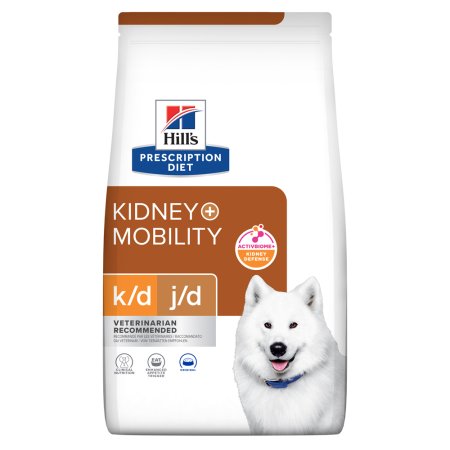 Hill’s Prescription Diet k/d + Mobility Starostlivosť o obličky granule pre psov 4 kg