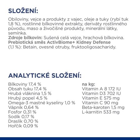 Hill’s Prescription Diet k/d Early Stage Starostlivosť o obličky granule pre psov 12 kg
