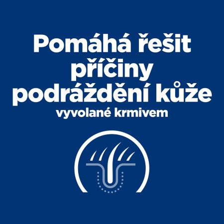 Hill’s Prescription Diet z/d Alergia a starostlivosť o kožu granule pre mačky 3 kg