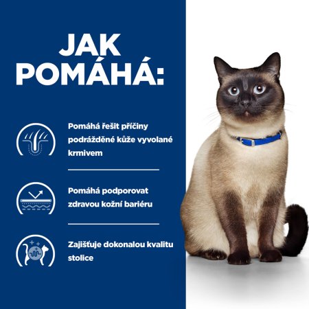 Hill’s Prescription Diet z/d Alergia a starostlivosť o kožu granule pre mačky 3 kg