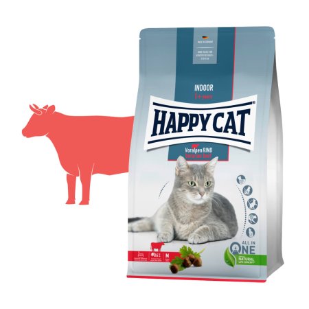 Happy Cat Indoor Voralpen-Rind 4 kg