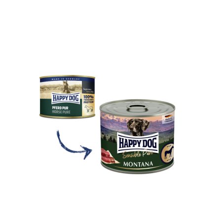 Happy Dog Pferd Pur Montana - konská 200 g