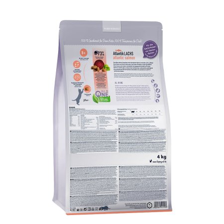 Happy Cat Senior Atlantik-Lachs / Losos 1,3 kg