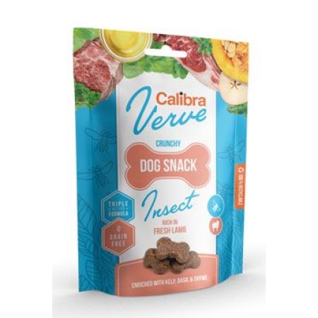 Calibra Dog Verve Crunchy Snack Insect&Fresh Lamb 150g