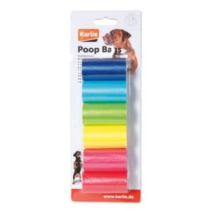 Vrecká na psie exkrementy 6x20ks dúhové KAR