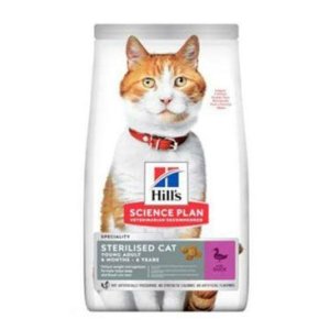 Hill’s Science Plan granule pre kastrované dospelé mačky s kačicou 3 kg