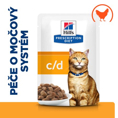 Hill’s Prescription Diet Feline c/d MultiCare kurá 12 x 85 g