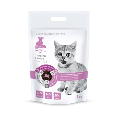 the Pet+ 3in1 mačka Chicken & Duck Kittens 1 kg