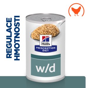 Hill’s Prescription Diet w/d Udržanie hmotnosti a starostlivosti pri cukrovke pre psov 370 g