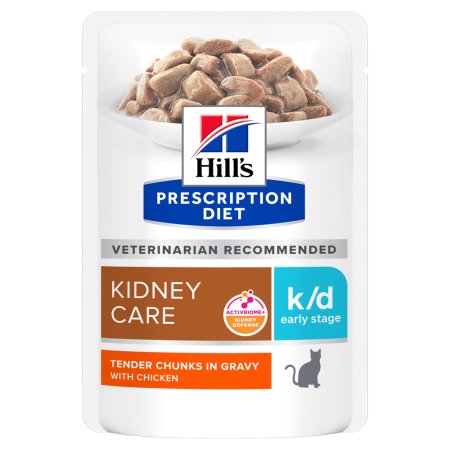 Hill’s Prescription Diet k/d Early Stage Starostlivosť o obličky pre mačky 12 x 85 g