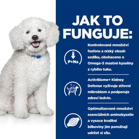 Hill’s Prescription Diet k/d Early Stage Starostlivosť o obličky granule pre psov 1.5 kg