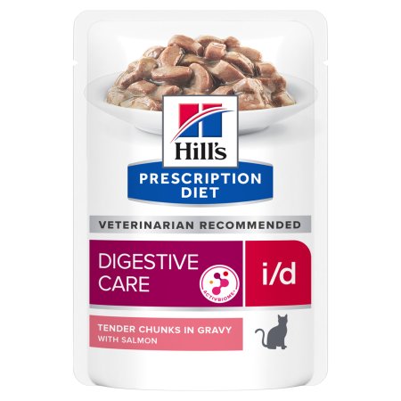 Hill’s Prescription Diet i/d Starostlivosť o zažívanie kapsička pre mačky losos 12 x 85 g