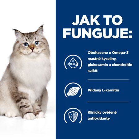 Hill’s Prescription Diet j/d Starostlivosť o kĺby granule pre mačky 1.5 kg