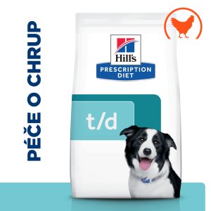 Hill’s Prescription Diet t/d Starostlivosť o zuby granule pre psov 4 kg