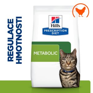 Hill’s Prescription Diet Metabolic Regulácia hmotnosti granule pre mačky 8 kg