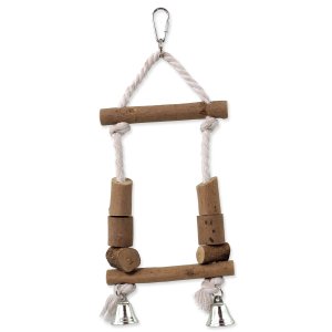 Hojdačka EPIC PET drevená s lanom