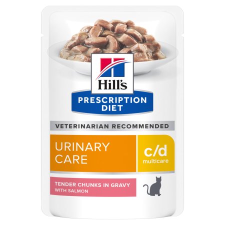 Hill’s Prescription Diet c/d Multicare Starostlivosť o močový systém pre mačky losos 12 x 85 g