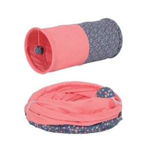 Hračka mačka ETHICAT FLORAL tunel šuštiaci catnip Zolux