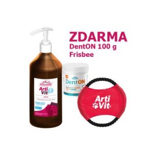 VITAR Veterinae Artivit Sirup 1000 ml + DentOn 100 g + frisbee