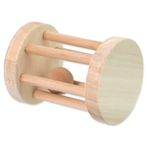 Hračka SMALL ANIMALS drevená - valček