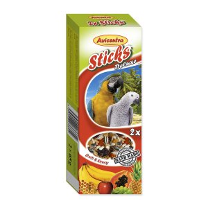 Tyčinky AVICENTRA ovocné pre veľké papagáje 2ks