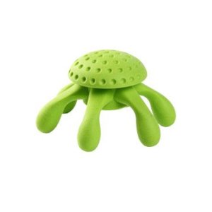 Hračka pes OCTUPUS MAXI plávať. z TPR peny, zelená KW