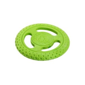 Hračka pes FRISBEE MAXI plávať. z TPR peny, zelená KW