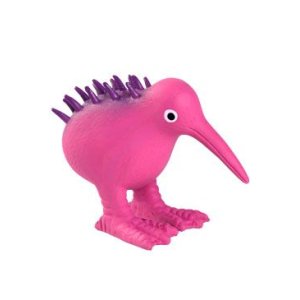 Hračka pes WHISTLE latex, pískacia, ružová 8,5 cm KW