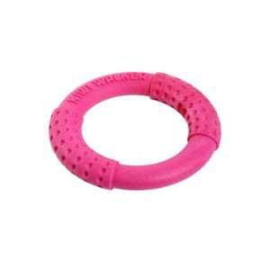 Hračka pes RING MINI plov.a lietajúc.z TPRpeny,ruž.KW