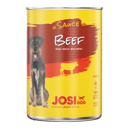 JosiDog Beef in saucia 415 g